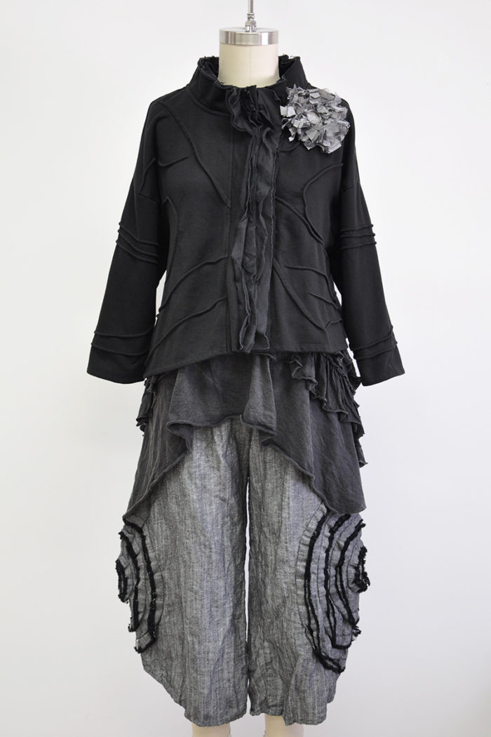 Ruffle Shirt Long Sleeve - Krista Larson Designs