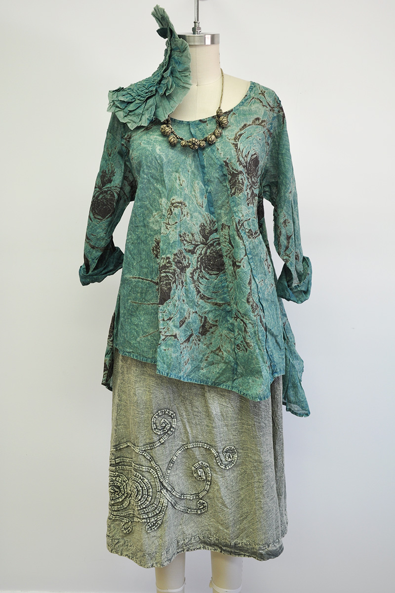 Peacock Skirt - Krista Larson Designs
