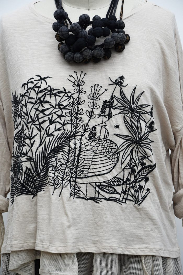 Shangri-La Crop T-Shirt Long Sleeve - Krista Larson Designs