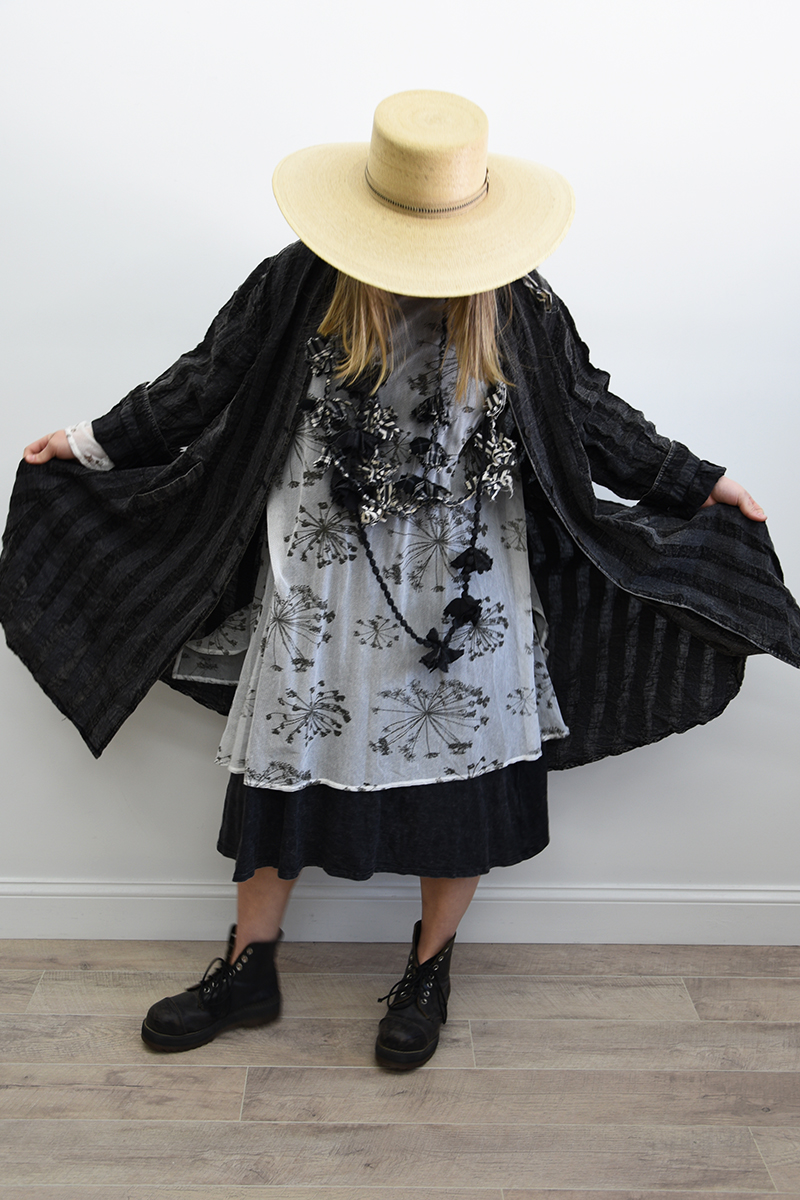Side Slit Dress Long Sleeve - Krista Larson Designs