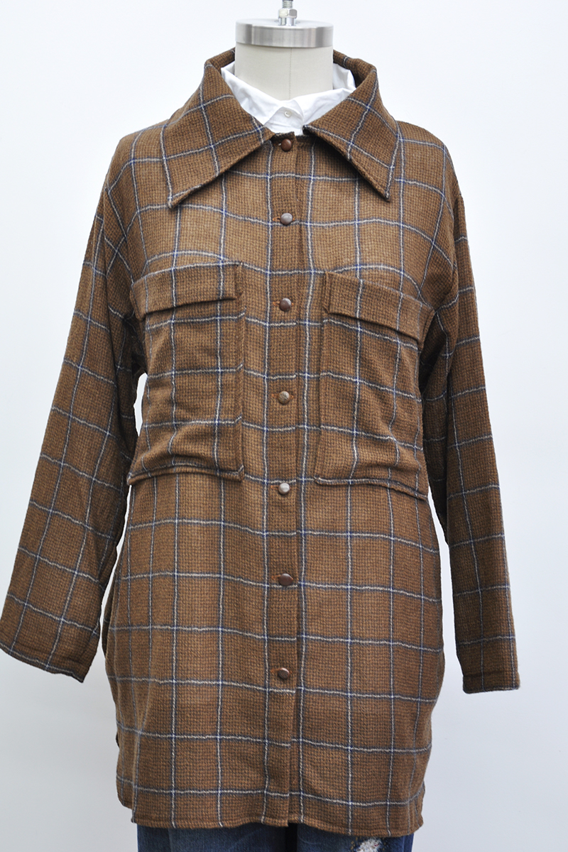 Lumberjack Shirt Jacket - Krista Larson Designs