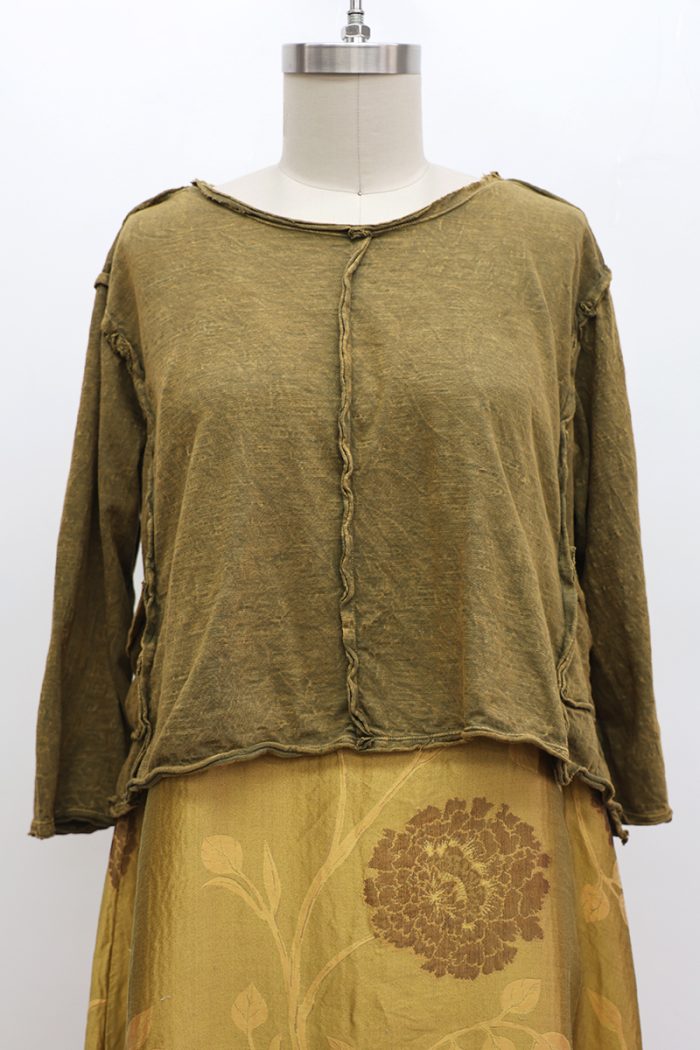 Crop Tunic Tee Long Sleeve - Image 2