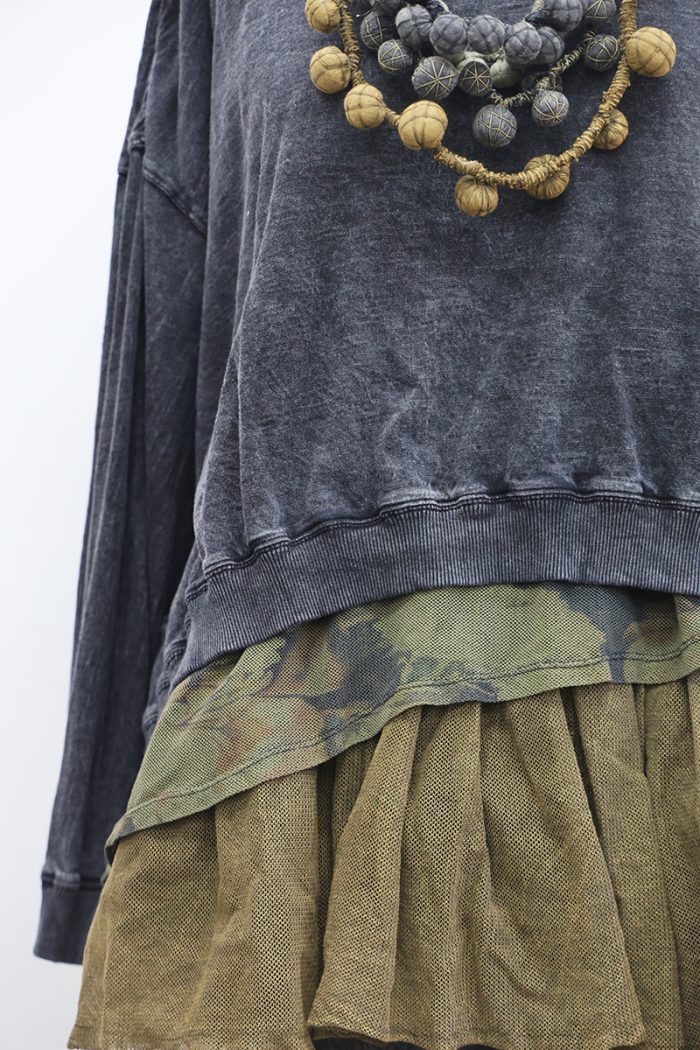 Bode Cropped Hoodie - Image 2