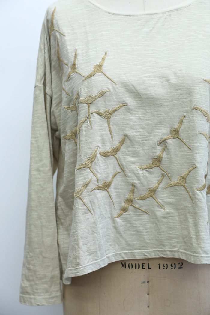 Crop Crane T-Shirt Long Sleeve - Image 4