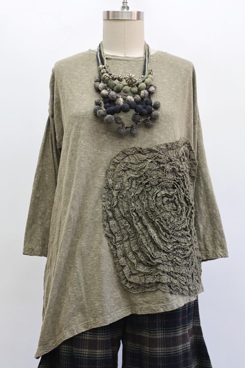 Cabbage Rose T-Shirt Long Sleeve