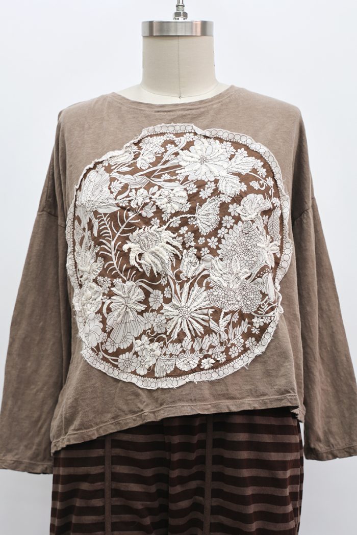 Crop Wildflower T-Shirt Long Sleeve - Image 2