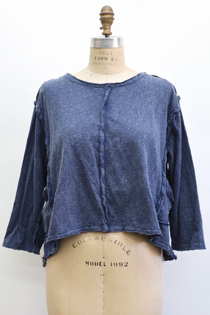 Crop Tunic Tee Long Sleeve - Image 2