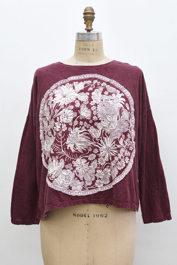 Crop Wildflower T-Shirt Long Sleeve - Image 2