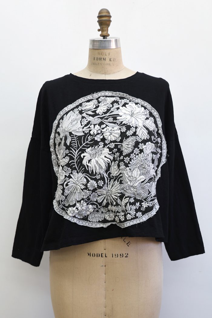 Crop Wildflower T-Shirt Long Sleeve - Image 2