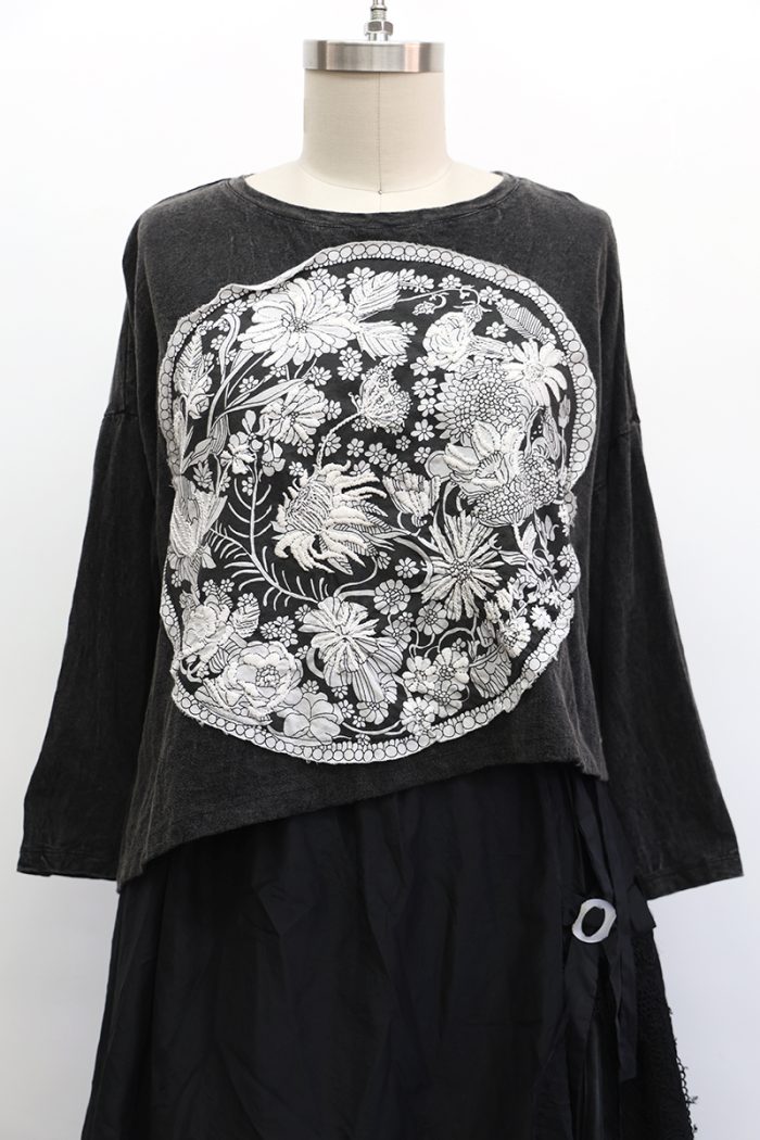 Crop Wildflower T-Shirt Long Sleeve - Image 2