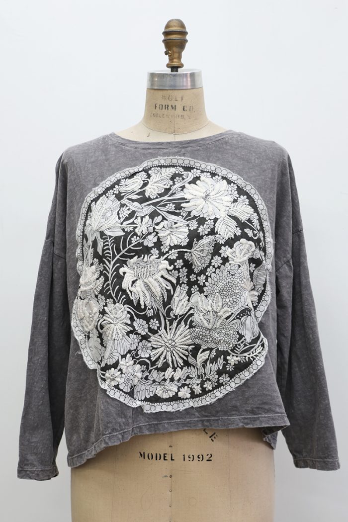 Crop Wildflower T-Shirt Long Sleeve - Image 2