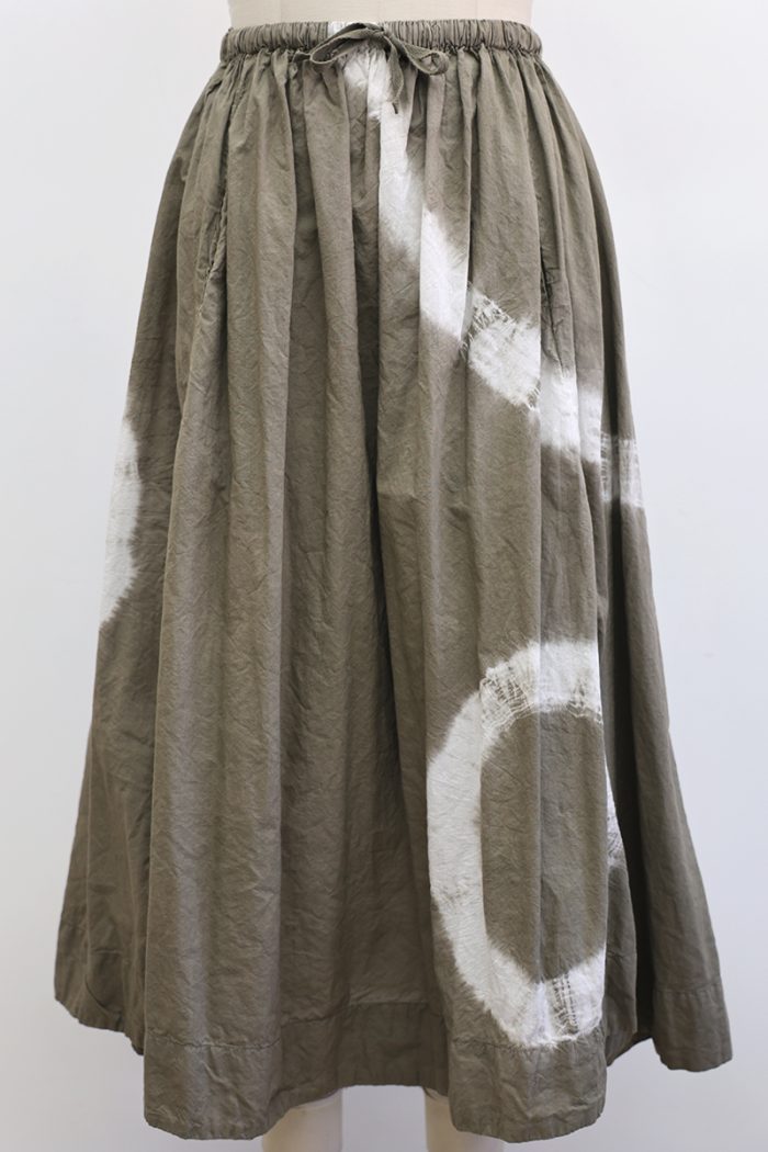 Drawstring Skirt Tie Dye