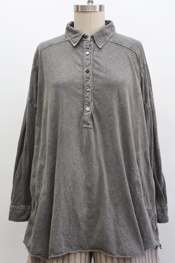 Henley Shirt Long Sleeve - Image 2