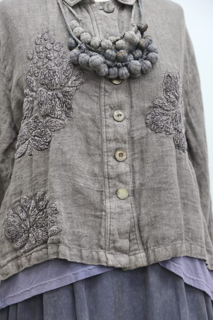 Crop Gardenia Jacket - Image 4