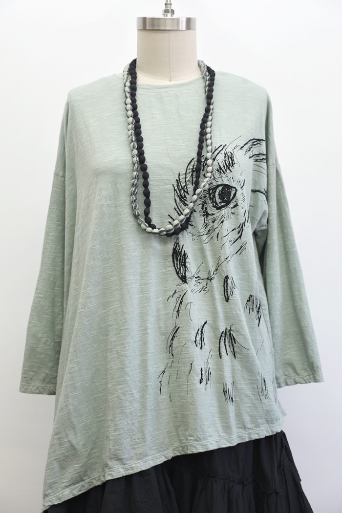 Owl Sketch T-Shirt Long Sleeve