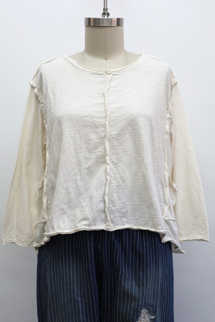 Crop Tunic Tee Long Sleeve - Image 2