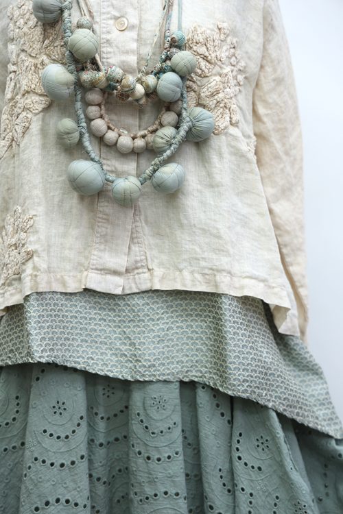Crop Gardenia Jacket