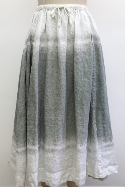 Drawstring Skirt Tie Dye