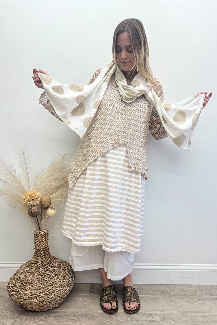 Crop Open Weave Kite Shirt - Image 4
