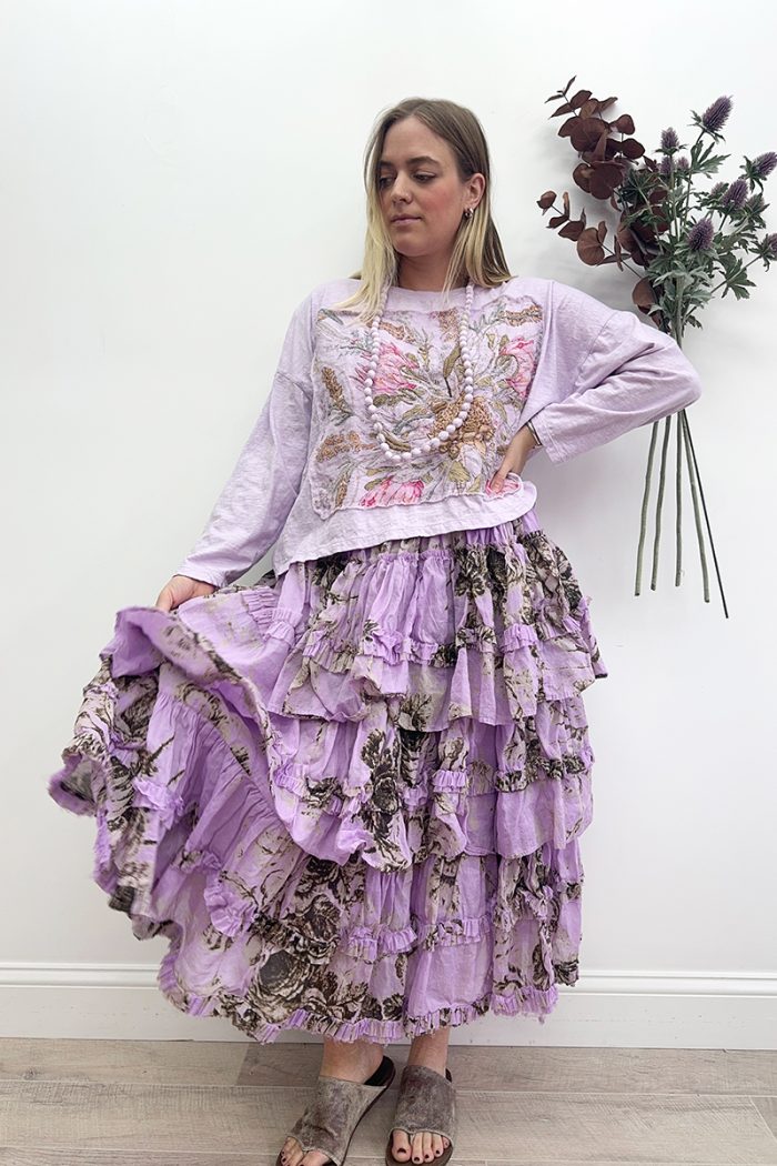 Crop Protea T-Shirt Long Sleeve - Image 5