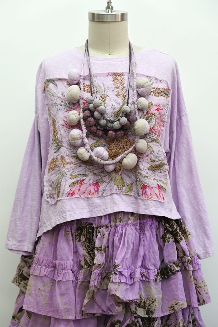 Crop Protea T-Shirt Long Sleeve - Image 3
