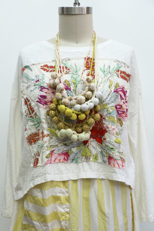 Crop Protea T-Shirt Long Sleeve