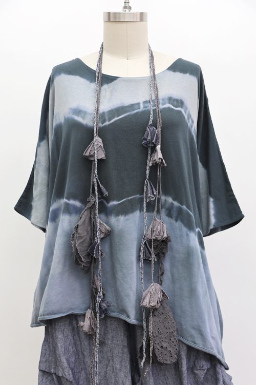 Basic Shirt Short Sleeve Tie Dye