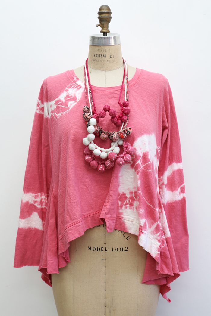 Crop Ballet Tee Tie Dye