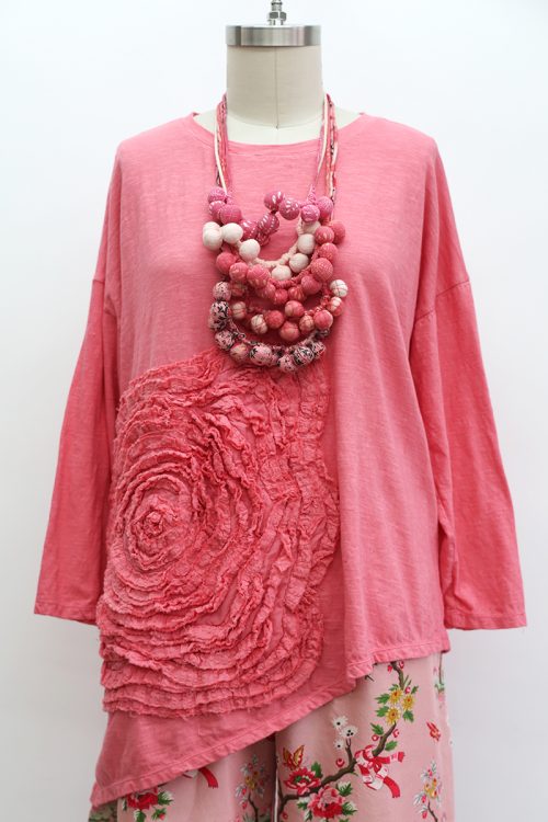 Cabbage Rose T-Shirt Long Sleeve