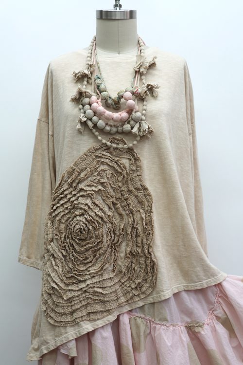 Cabbage Rose T-Shirt Long Sleeve