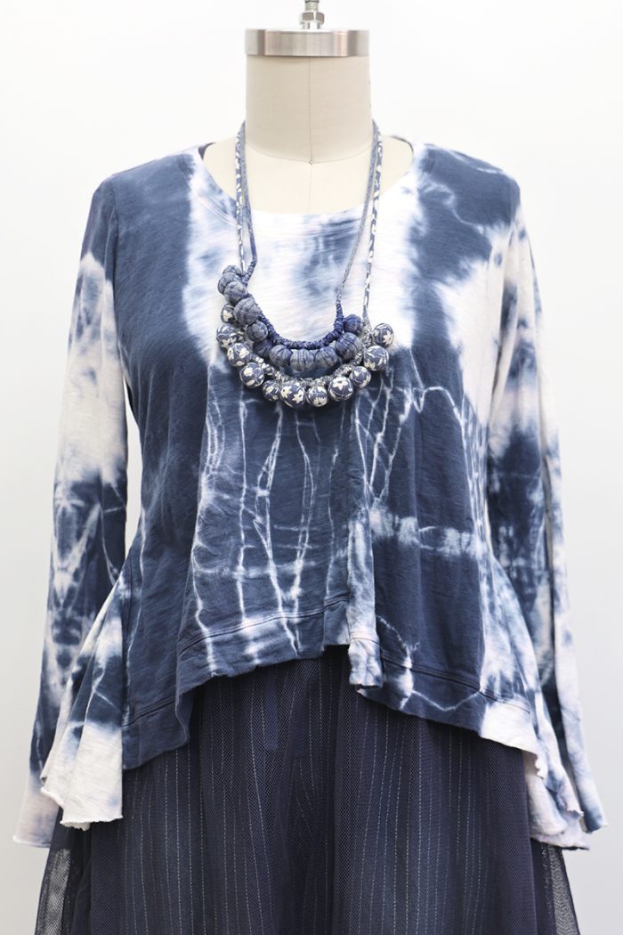 Crop Ballet Tee Tie Dye