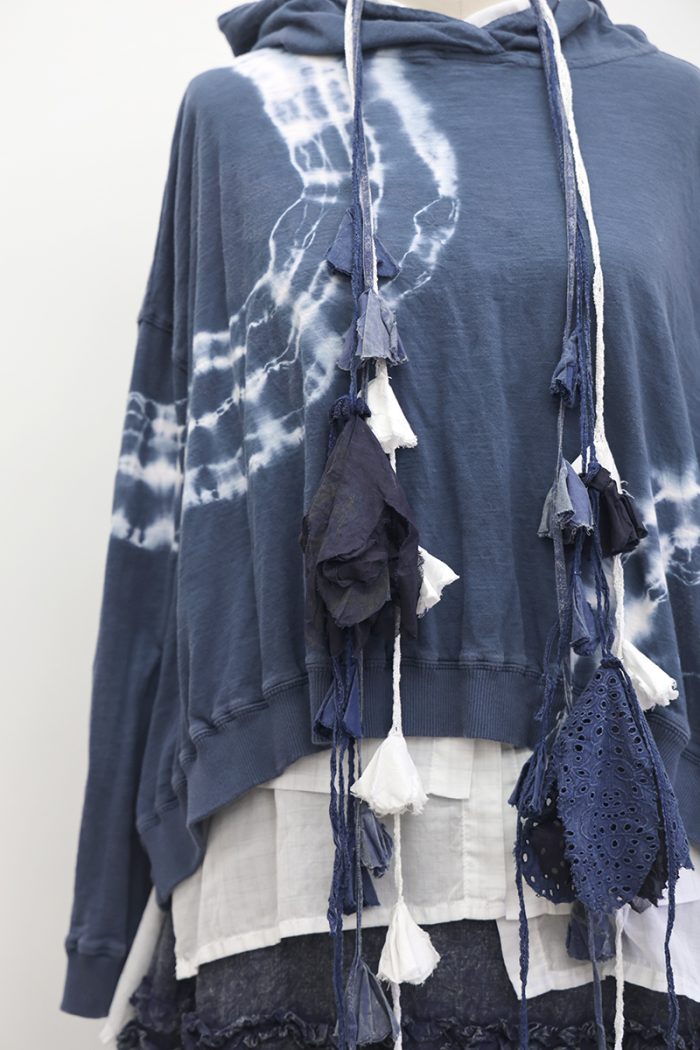 Bode Cropped Hoodie Tie Dye - Image 3