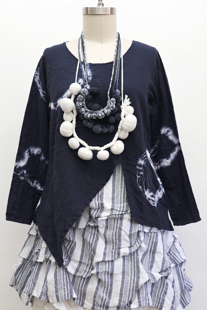 Crop Kite Shirt Tie Dye