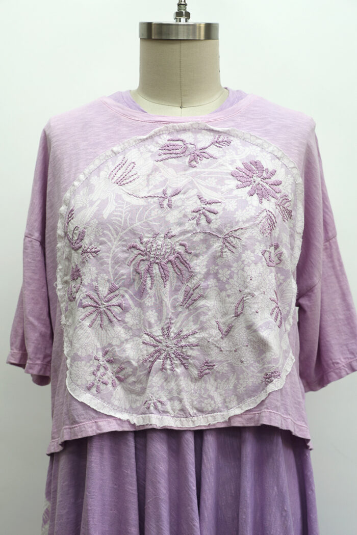 Crop Wildflower T-Shirt Short Sleeve - Image 2