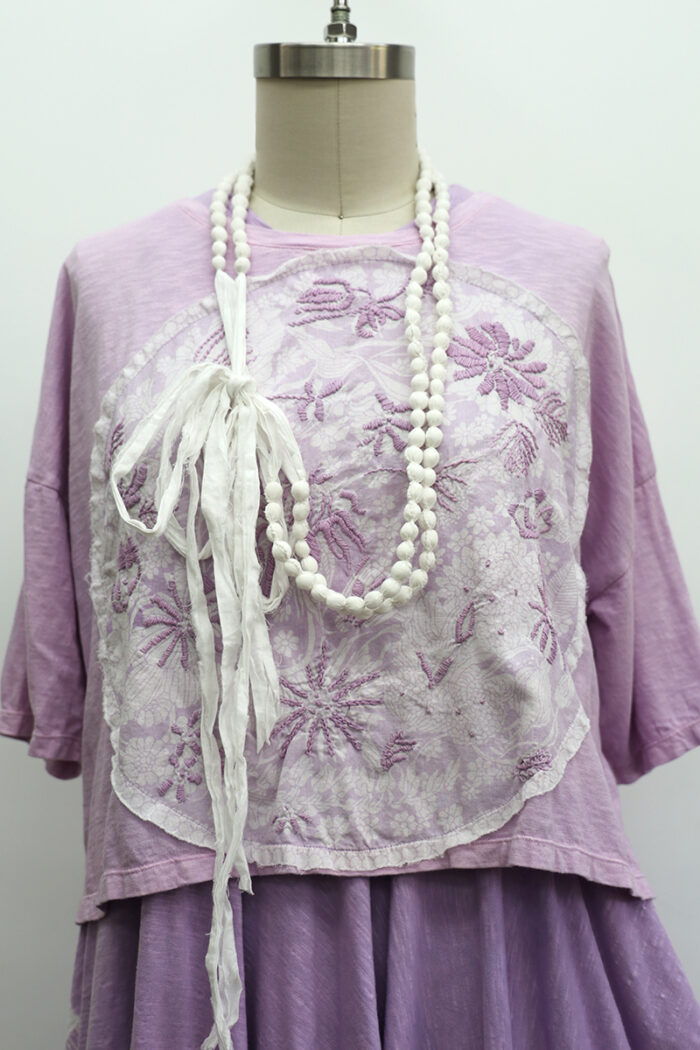 Crop Wildflower T-Shirt Short Sleeve