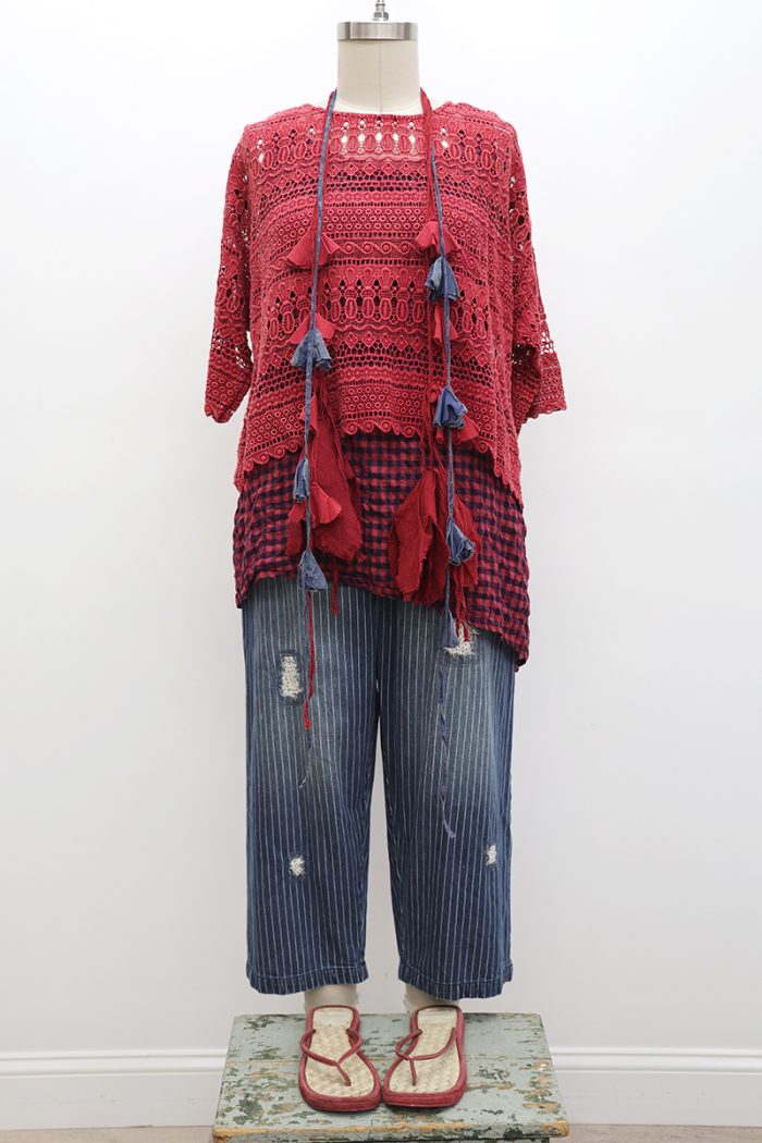 Lace Shirt Short Sleeve