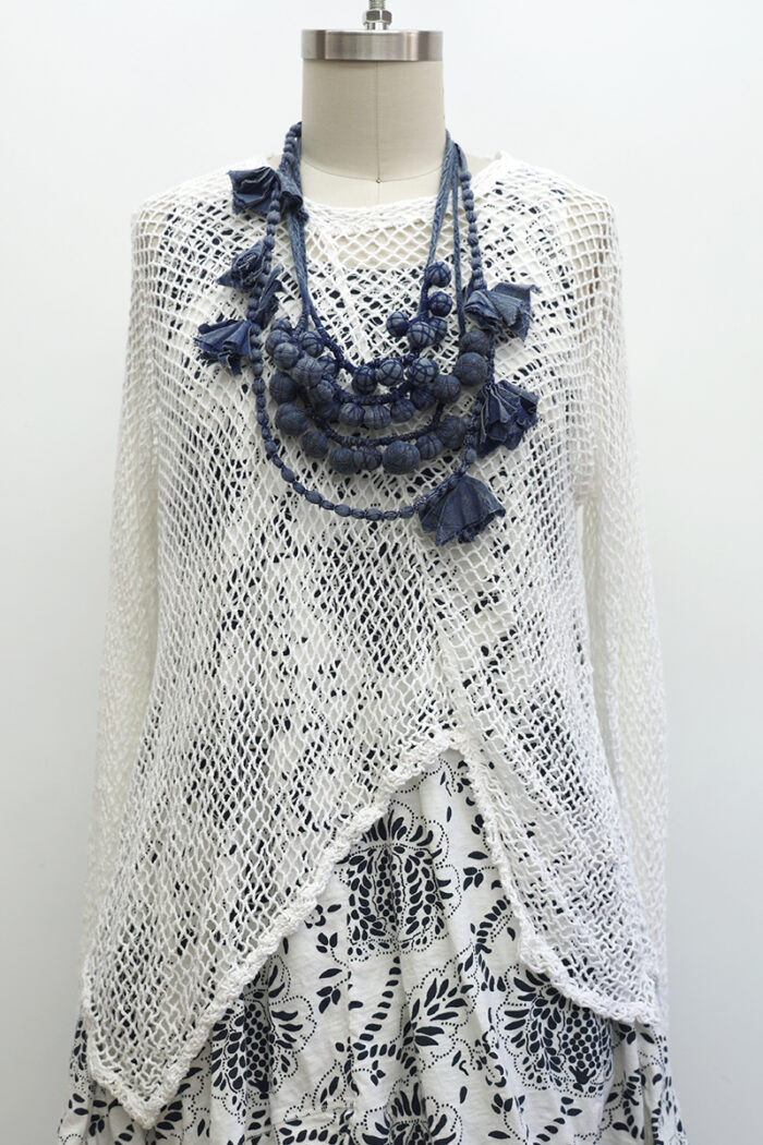 Crop Open Weave Kite Shirt