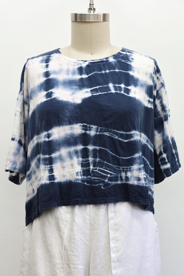 Tie Dye Crop T-Shirt Short Sleeve - Image 2