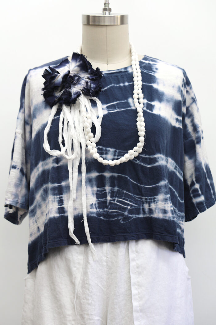 Tie Dye Crop T-Shirt Short Sleeve