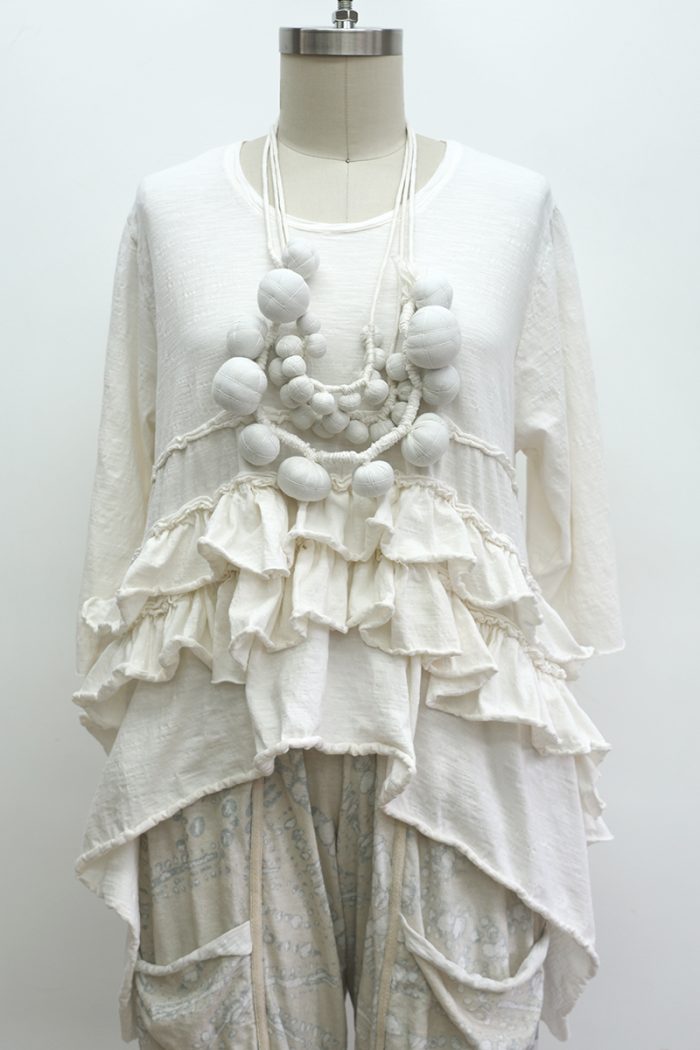Ruffle Shirt Long Sleeve