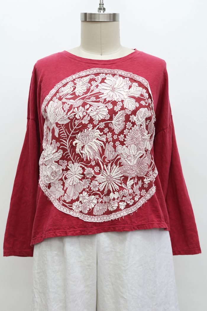 Crop Wildflower T-Shirt Long Sleeve - Image 2