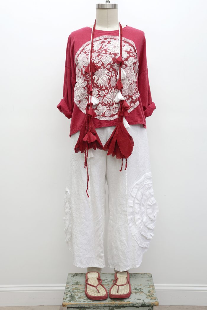 Crop Wildflower T-Shirt Long Sleeve - Image 3