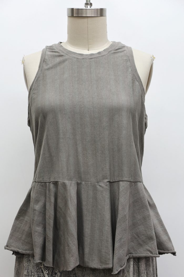 Crop Peplum Tank - Image 2