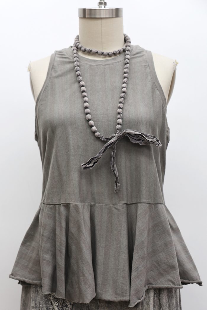 Crop Peplum Tank