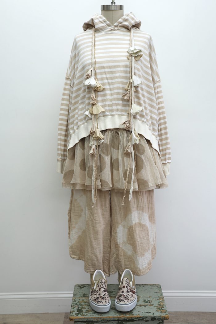 Bode Cropped Hoodie - Image 3