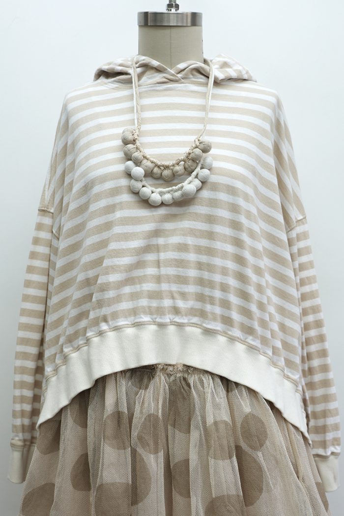 Bode Cropped Hoodie
