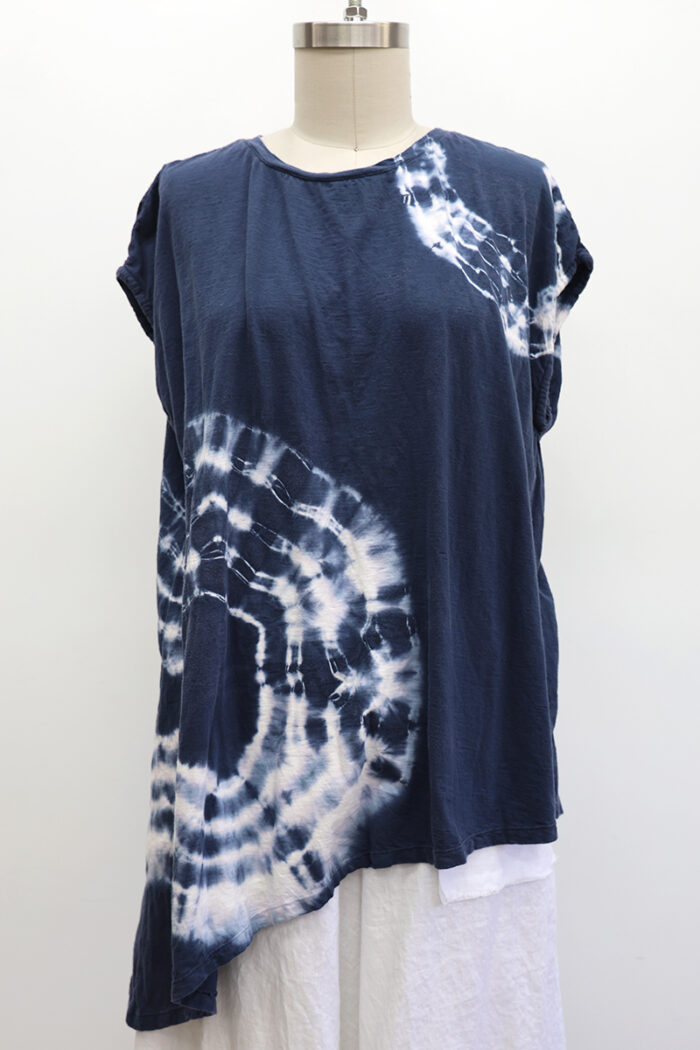 T-Shirt Cap Sleeve Tie Dye - Image 2