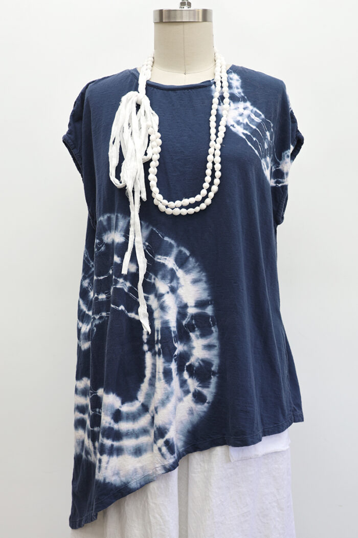 T-Shirt Cap Sleeve Tie Dye