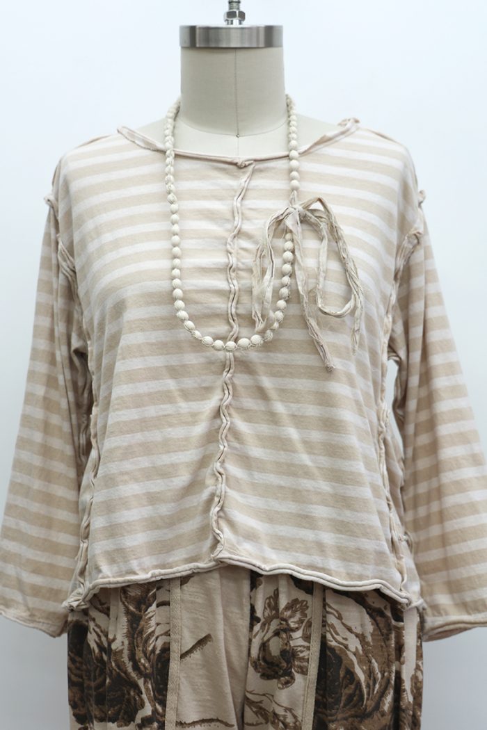 Crop Tunic Tee Long Sleeve