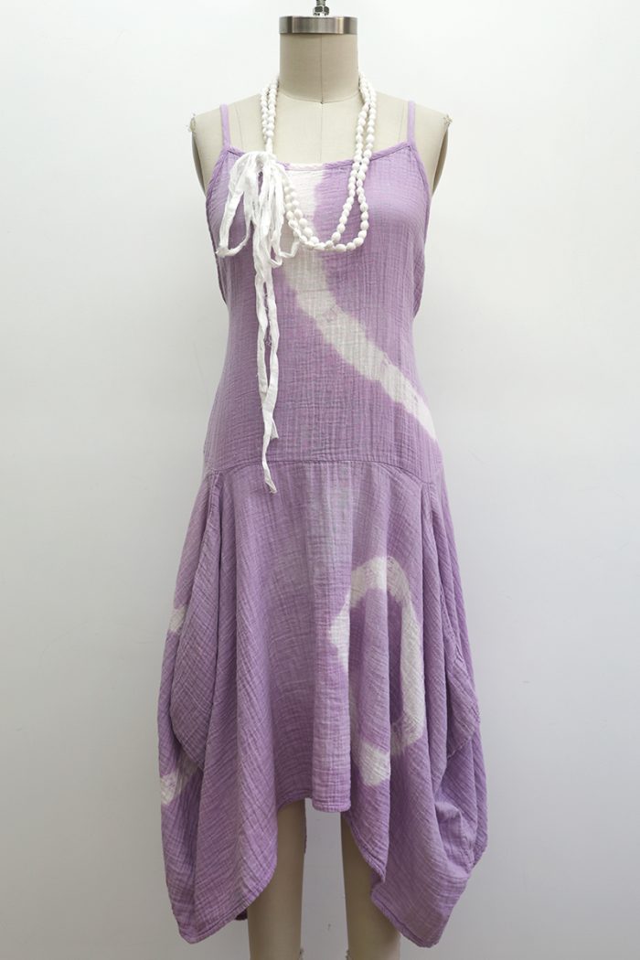 Long Pinwheel Slip Tie Dye